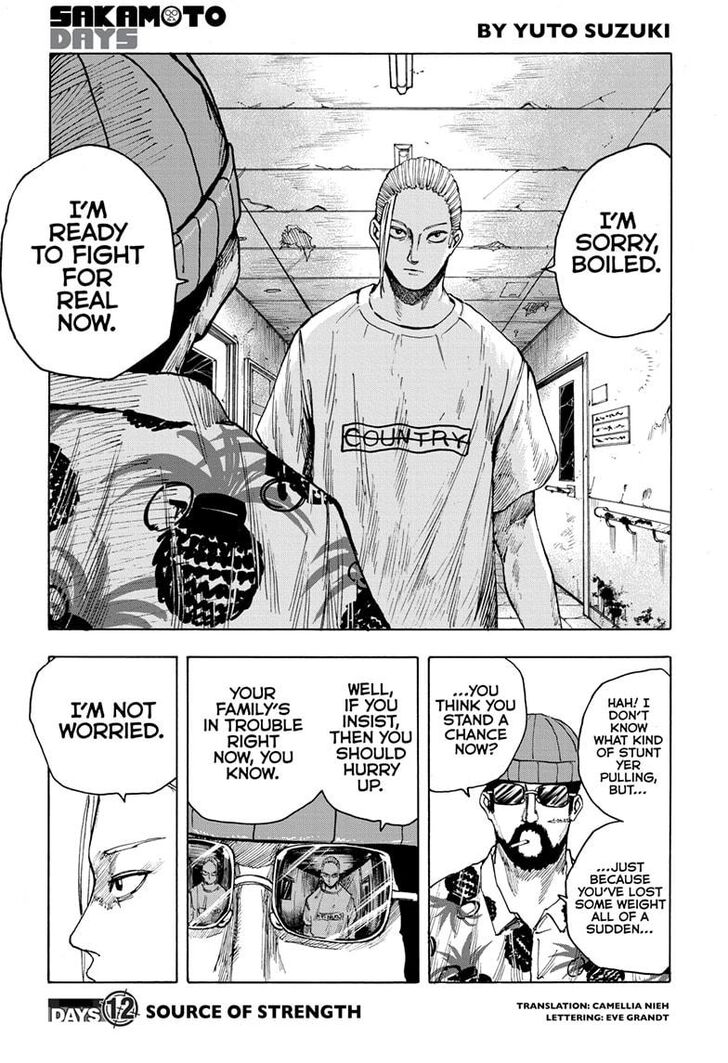 Sakamoto Days Chapter 012 page 1