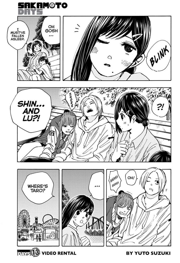 Sakamoto Days Chapter 013 page 1