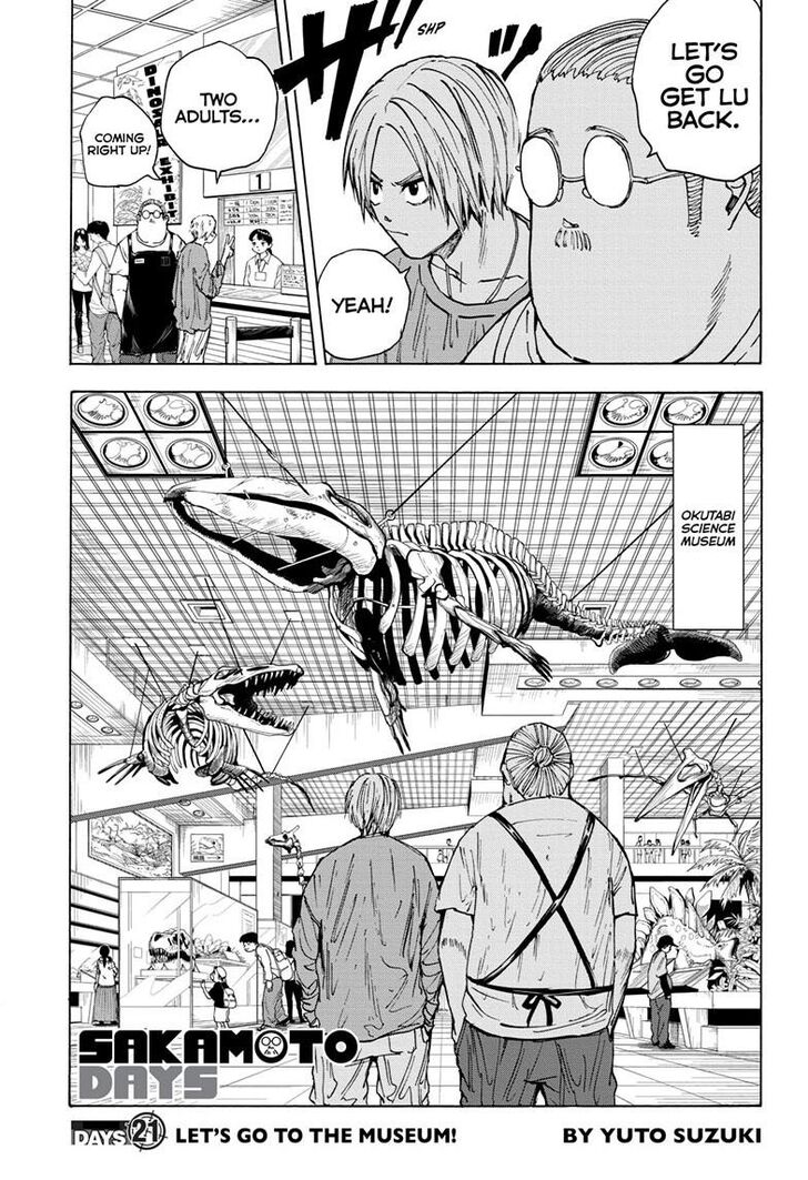Sakamoto Days Chapter 021 page 1