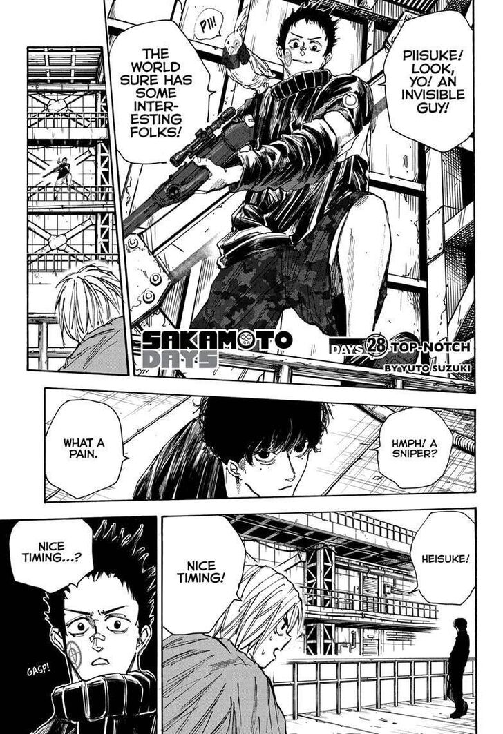 Sakamoto Days Chapter 028 page 1