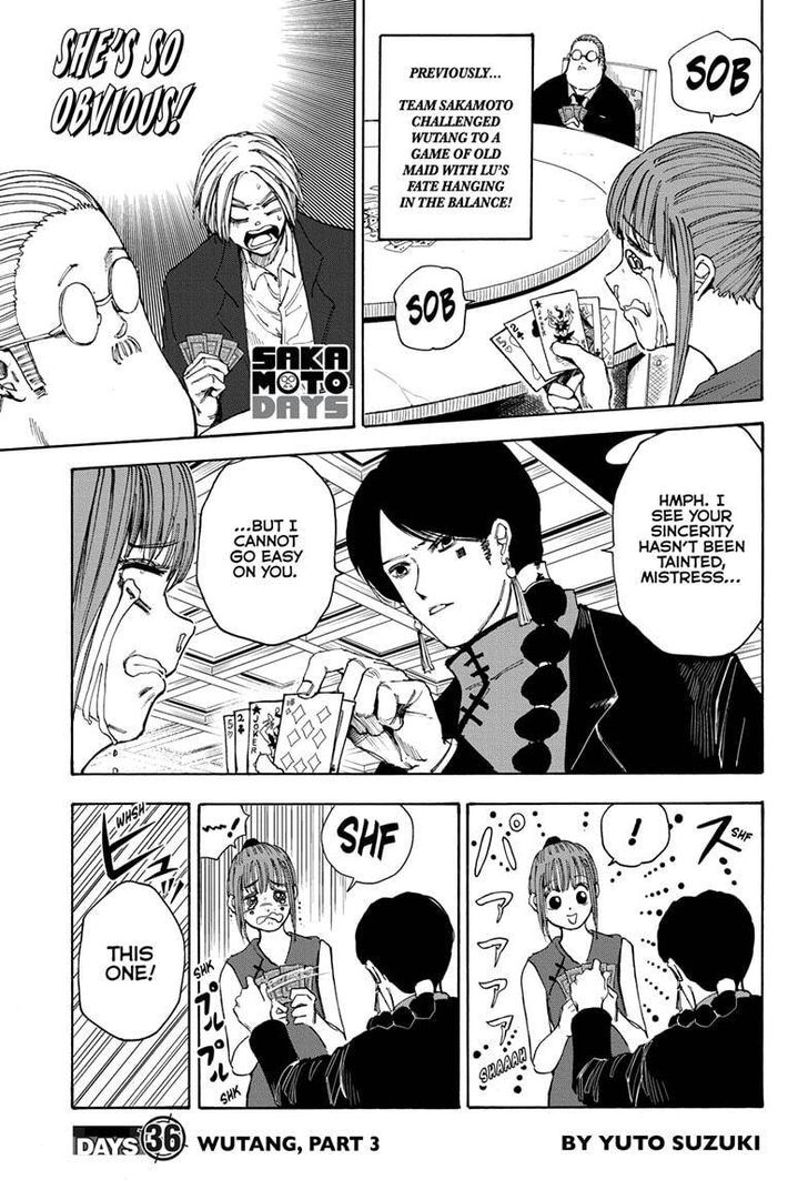Sakamoto Days Chapter 036 page 1