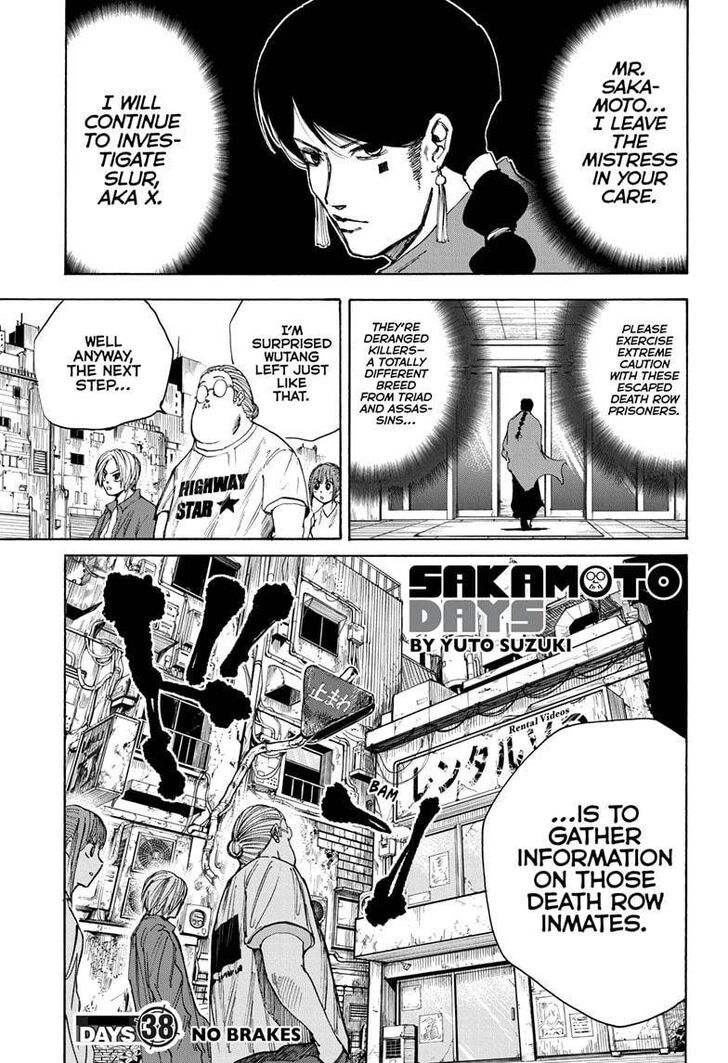 Sakamoto Days Chapter 038 page 1