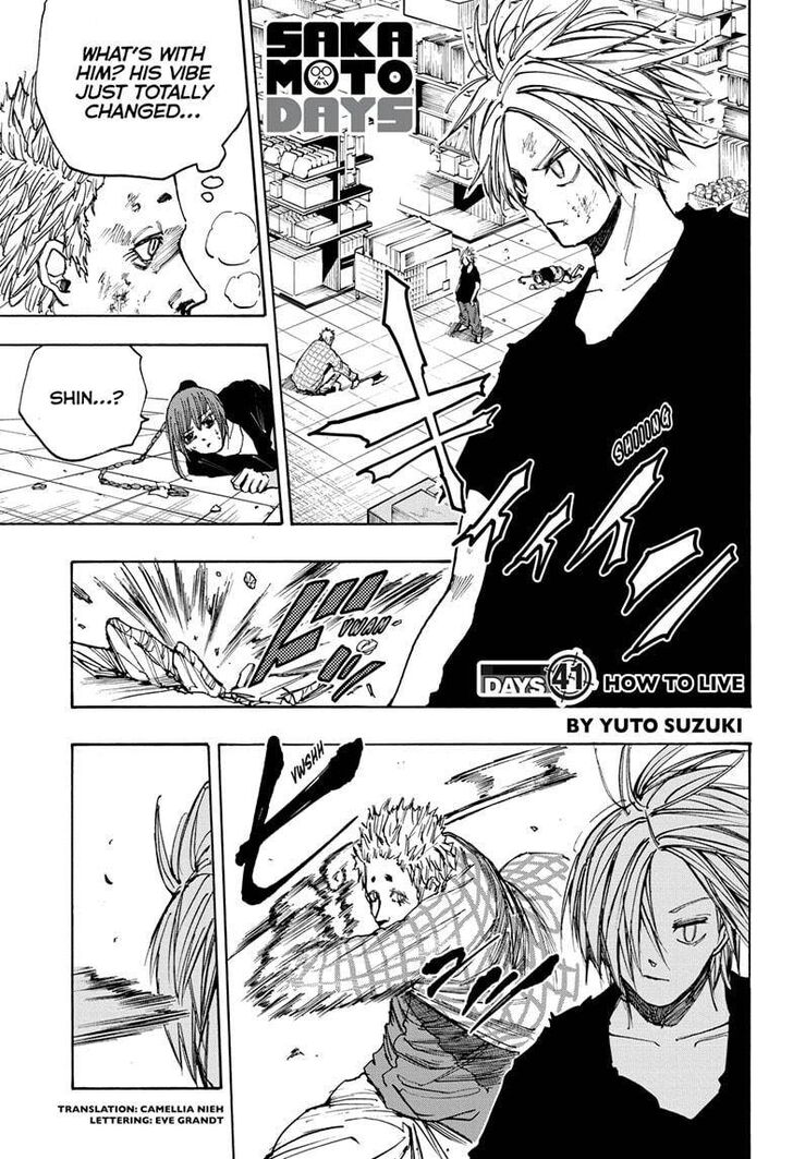 Sakamoto Days Chapter 041 page 1