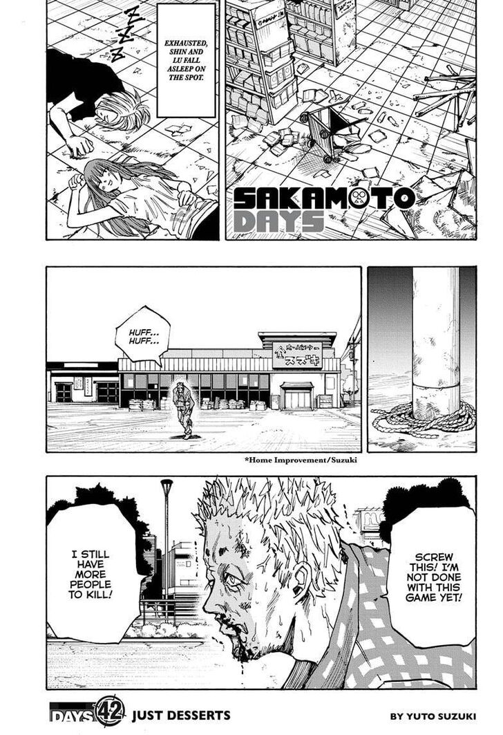 Sakamoto Days Chapter 042 page 2