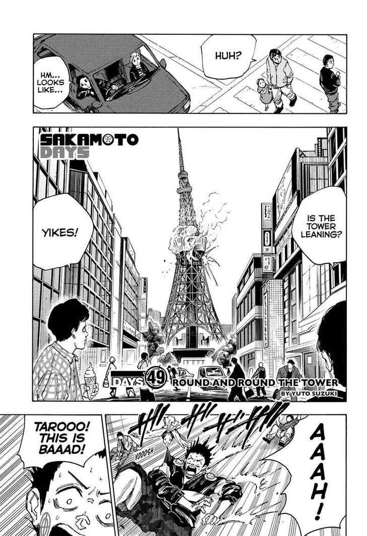 Sakamoto Days Chapter 049 page 1