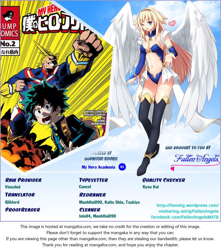 Boku no Hero Academia Vol.01 Chapter 001 page 1