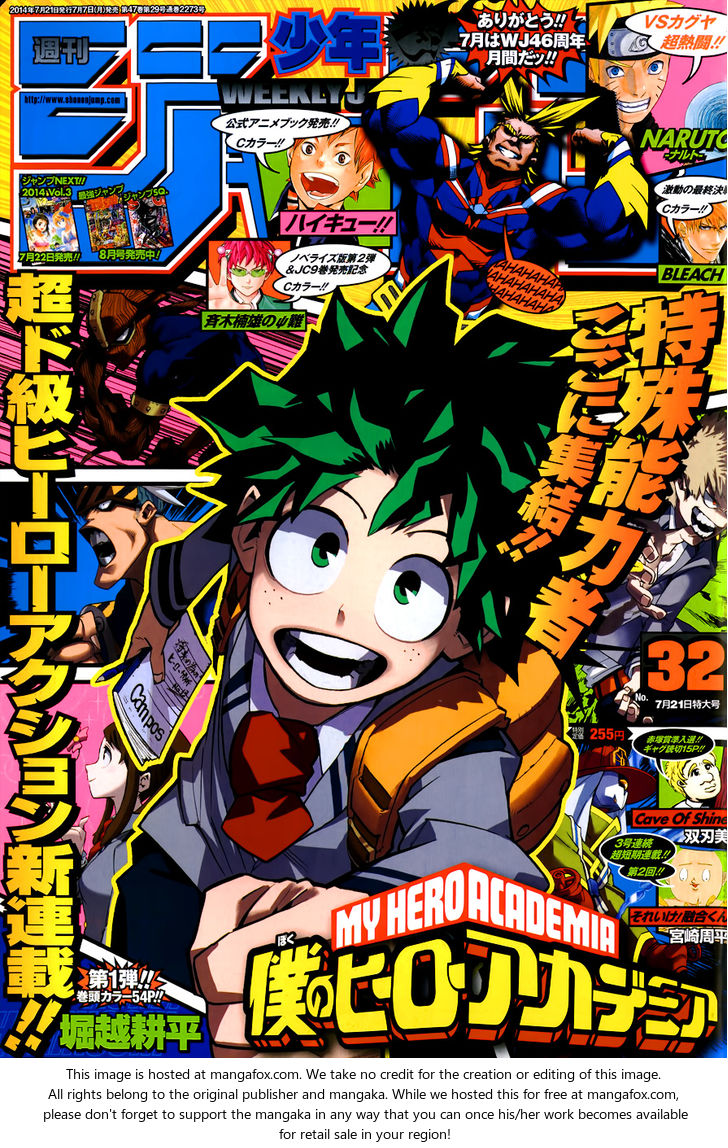 Boku no Hero Academia Vol.01 Chapter 001 page 2