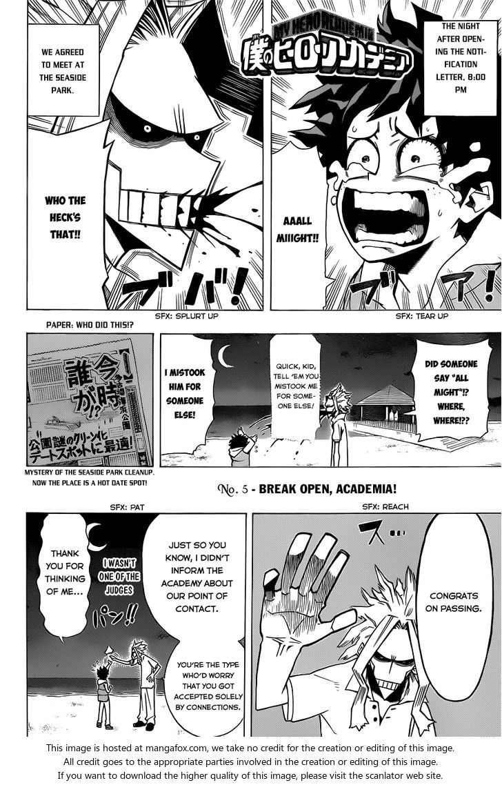 Boku no Hero Academia Vol.01 Chapter 005 page 4