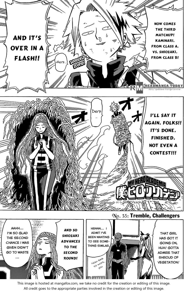 Boku no Hero Academia Vol.04 Chapter 035 page 1